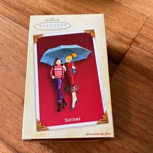 Hallmark sisters ornament